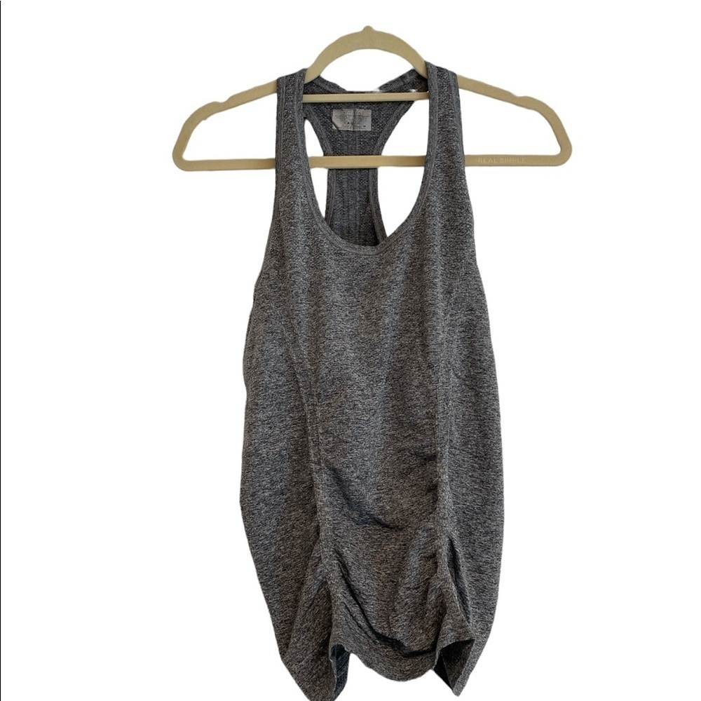 Athleta Gray Racerback Tank Top